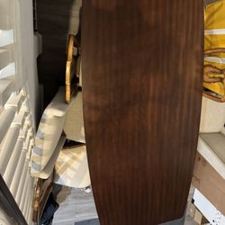 Mid-Century Dark Walnut Dining Table 