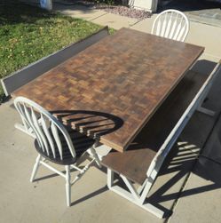 Handmade Custom Table Benches And Chairs