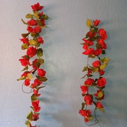 Set Of Wall Flowers 