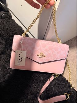 Pink coach bag