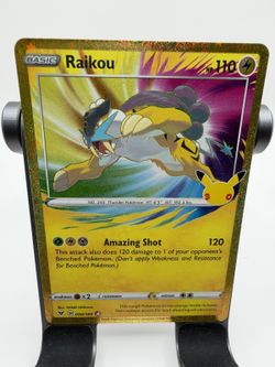 Raikou 050/185 Swsh04: Vivid Voltage Holo 30th Anniversary Celebrations
