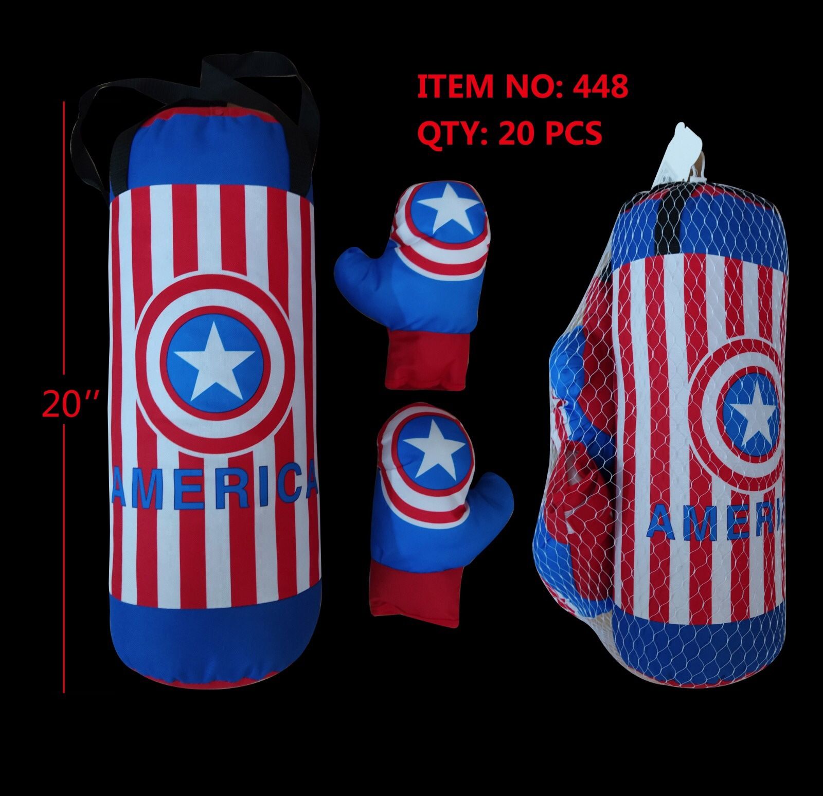 Puching Bags With Glove 20”