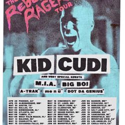 🎟️ 2 PIT Tickets + Expedited Entry – Kid Cudi Rebel Rangers Tour (Ticketmaster Transfer)