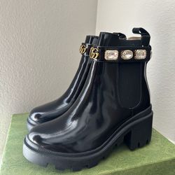 Gucci Women Boots Size 7.5 New 