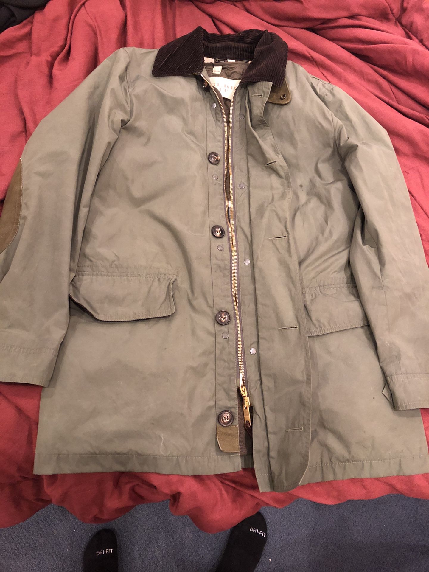 Burberry Brit trench coat with detachable vest size M