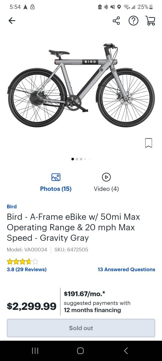 Bird A Frame Bike