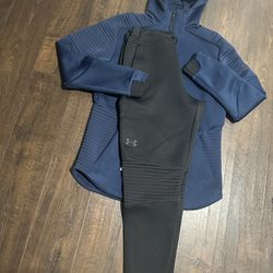 Ua  Size Large Jacket , Ua Size Medium Sweats 