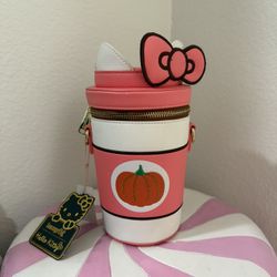 HELLO KITTY LOUNGEFLY PUMPKIN SPICE PURSE