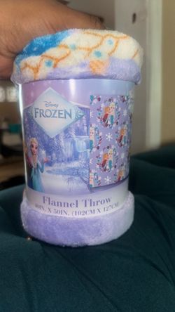 Flannel throw Frozen
