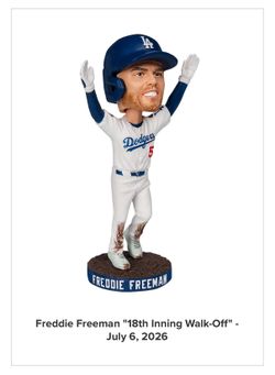 Freedie Freeman 2026 bobblehead