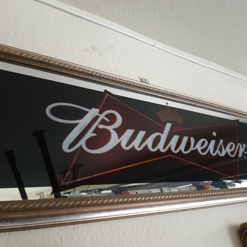 Budweiser Panoramic Wall Mirror