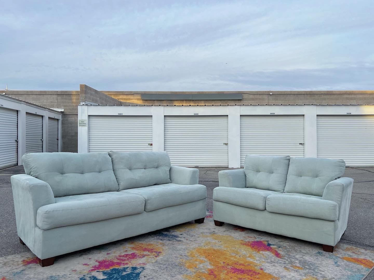 Ashley Furniture Couch And Loveseat Set + Delivery for Sale in Las