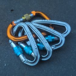 Trango React Screwlock Carabiners X 4 