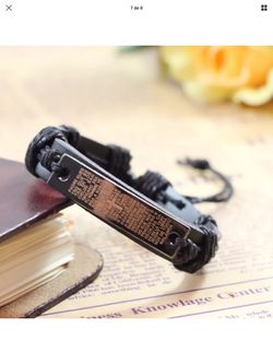 Leather bracelet