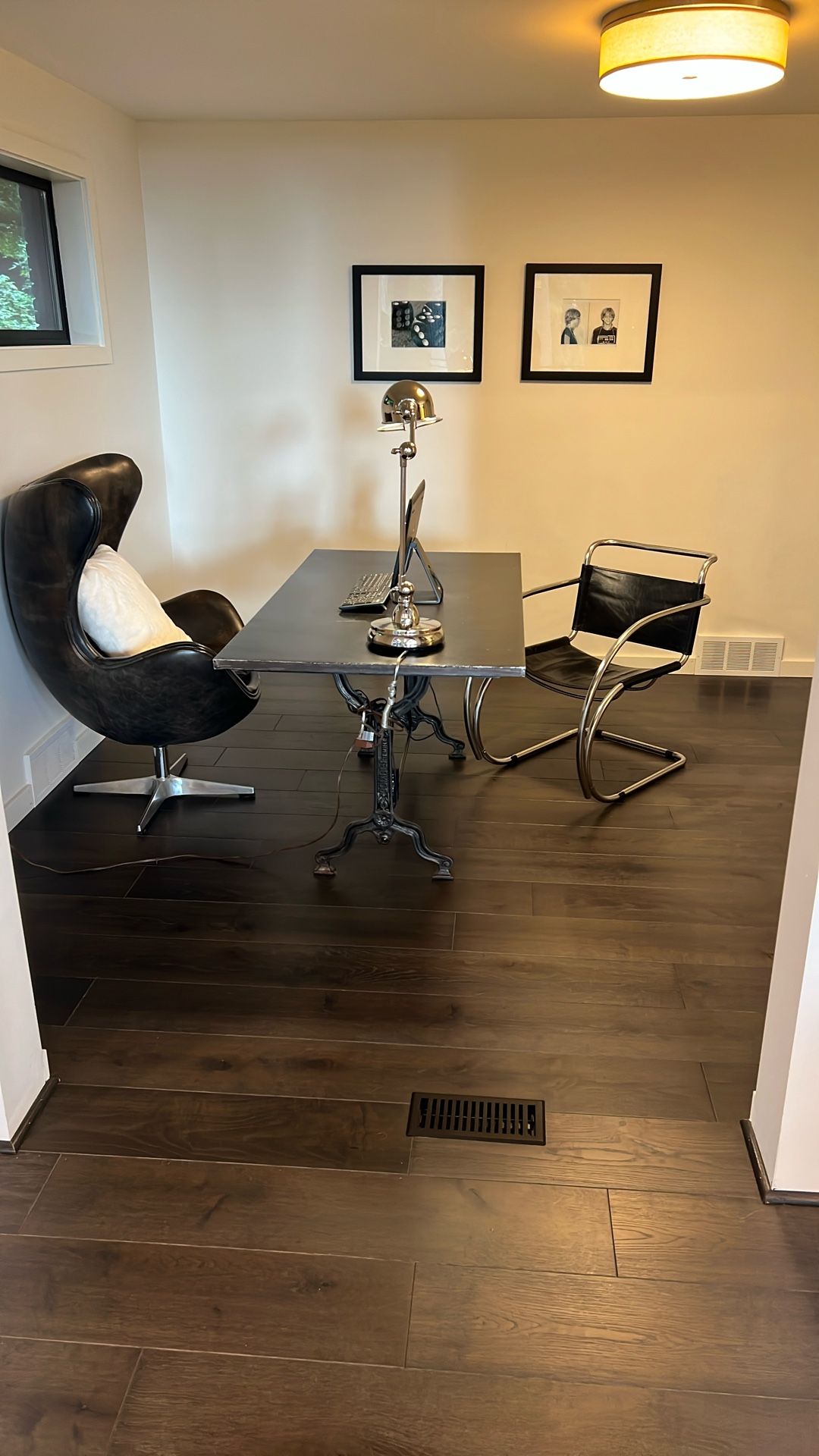 Restoration Hardware Egg Chair, Desk, Modern Chair