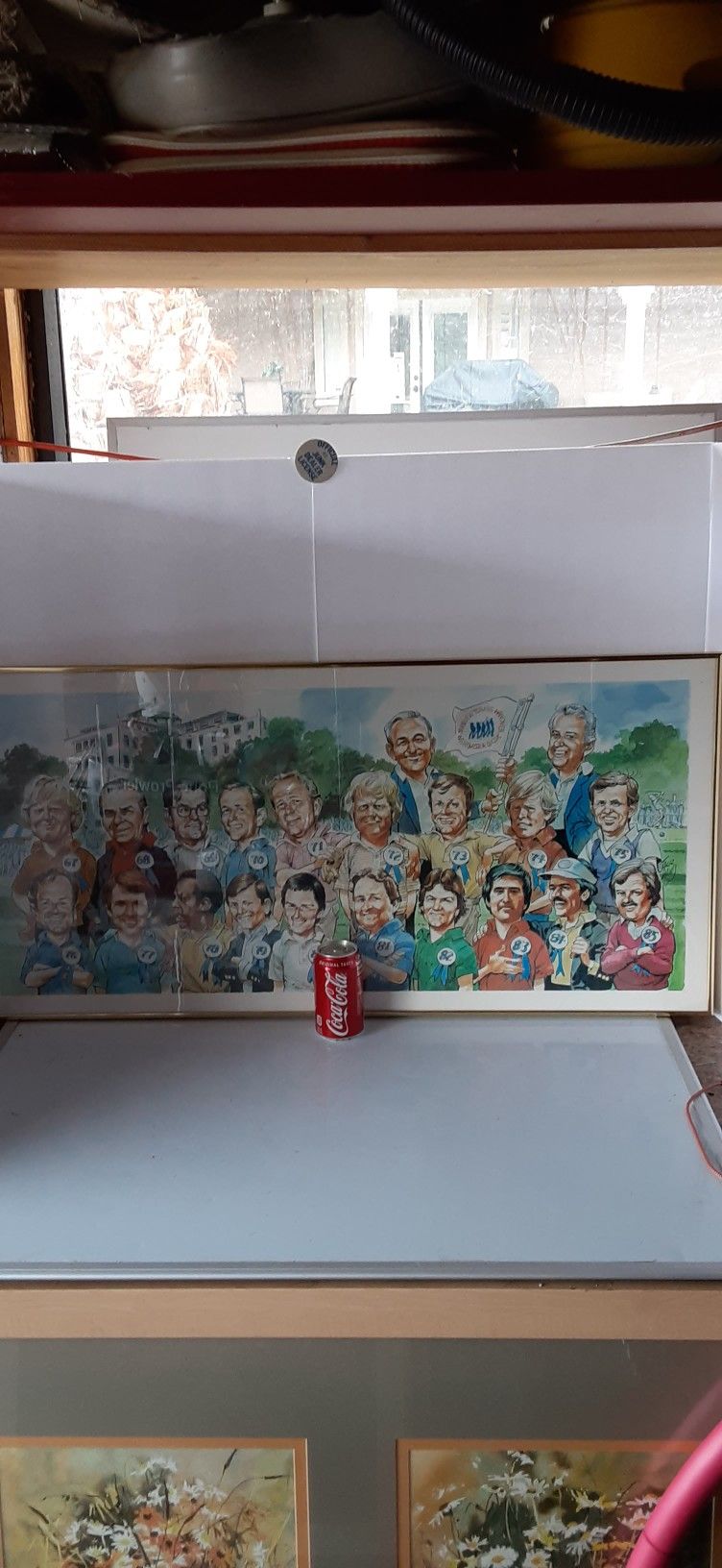 Framed Legends Of Golf Manufacturers Hanover Westchester Classic Poster