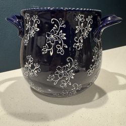 Kitchen Utensils Holder Dark Blue - No Chips