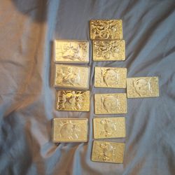23k Gold Plated Pokemon Cards