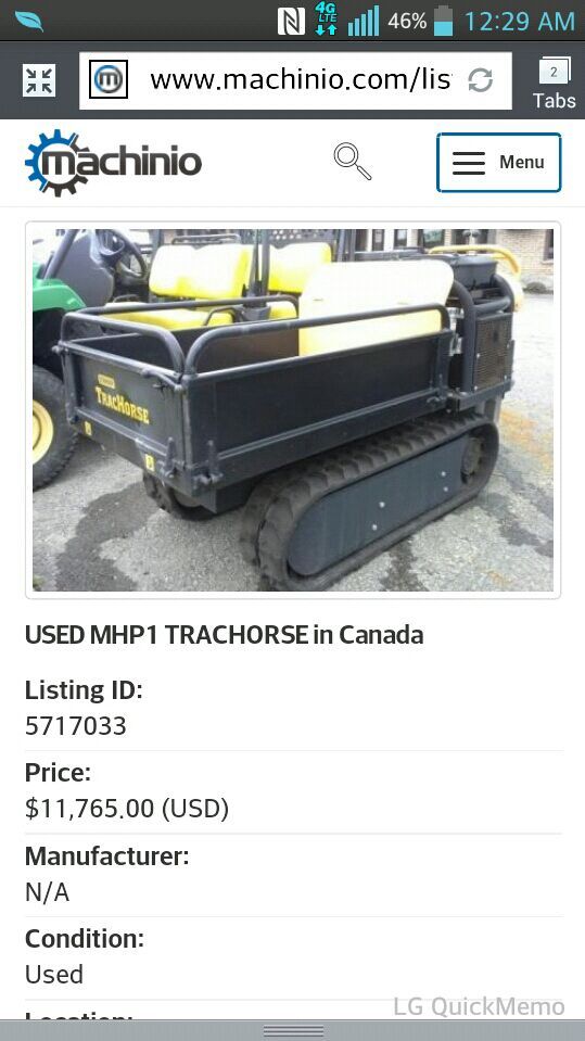Stanley Trachorse/Mini Dumper