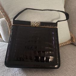 Handbag / Leather Handbag / Crocodile Purse