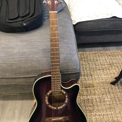 Ibanez Acoustic Guitar With Case 