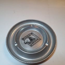 Vintage Marlboro Unlimited Pewter Railroad Ashtray 3 Notches Pre-owned In Excellent Condition 