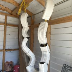 Adjustable Gutter Downspout Extensions – White