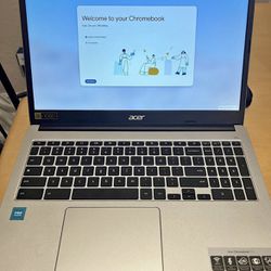 Acer - Chromebook 315 15.6" Laptop - Intel with 4GB Memory - 64 GB eMMC - Silver
