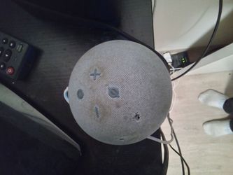 Amazon Echo Dot Smart Speaker with clock