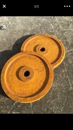 Rubber bumper lifting plates 10s