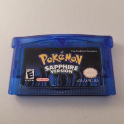 Pokemon Sapphire Version (Nintendo Game Boy Game, Tested And Works) Replica