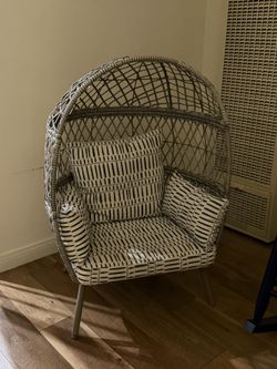 Kids Wicker Egg Chair