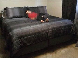 King size mattress box spring and frame