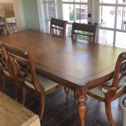Free Dining Set With 4 Extra Chairs. 10 Chairs Total