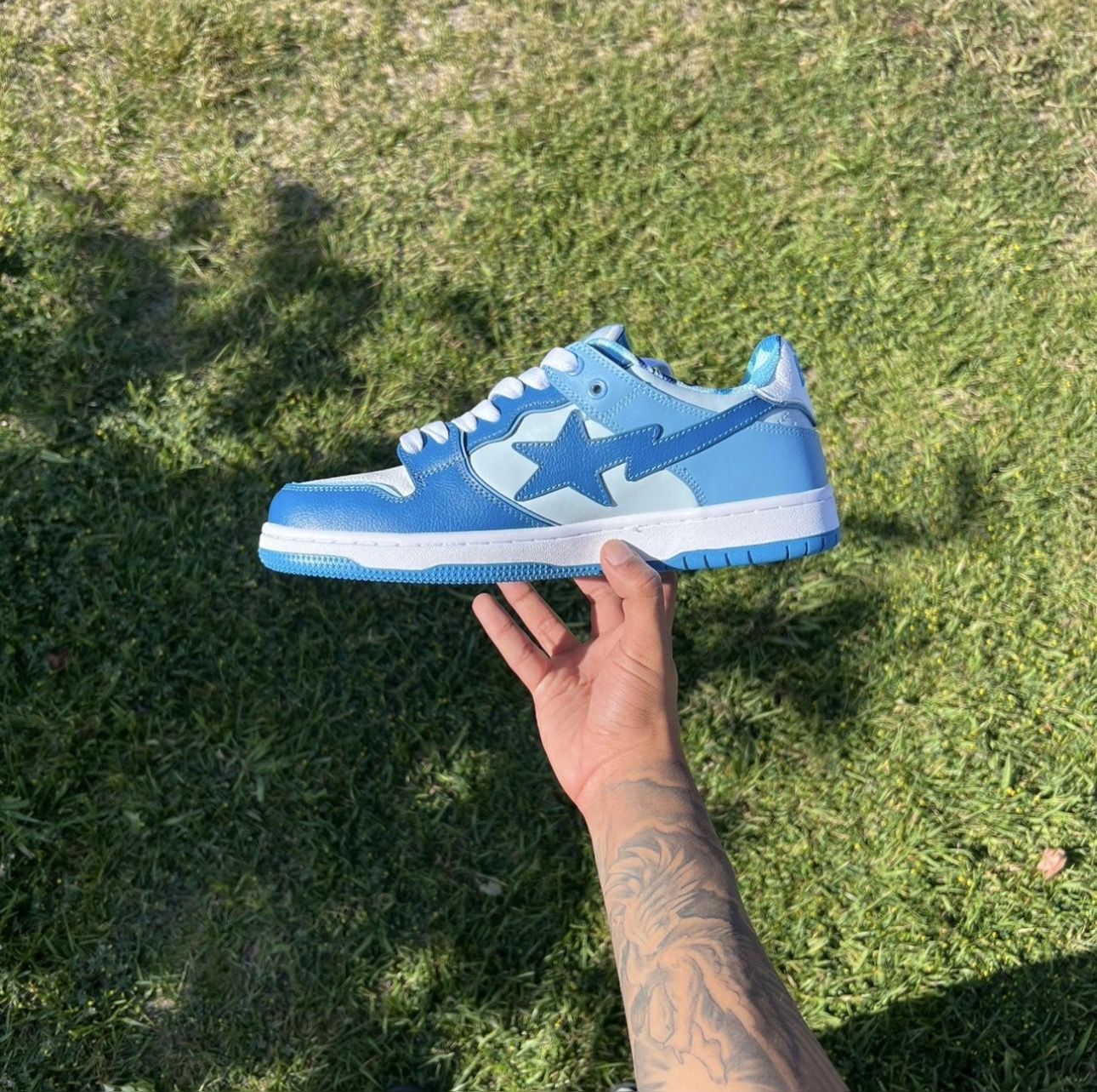 BAPE Sk8 STA Blue camo