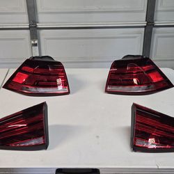 Volkswagen Golf GTI tail lights, side mirror lights and headlight switch