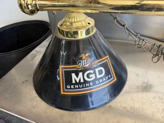 Vintage Miller Lite Billiards Lights