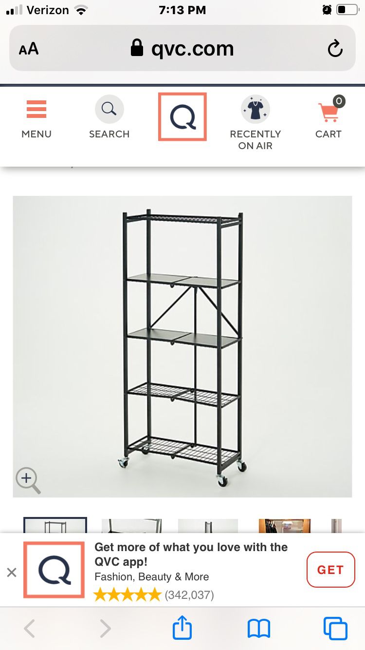Origami metal collapsible shelves (2)
