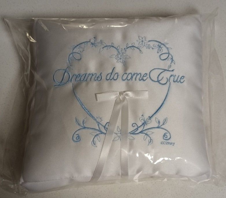 Disney Dreams Do Come True Ring Bearer Pillow