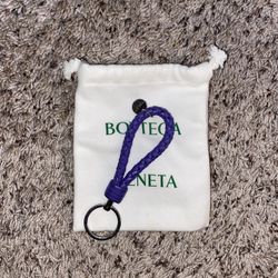 Bottega Veneta Keychain Purple 