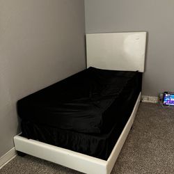 Twin bed + bed frame