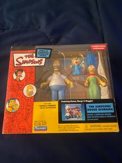 Vintage 2003 Simpsons House Diorama Set (Sealed)