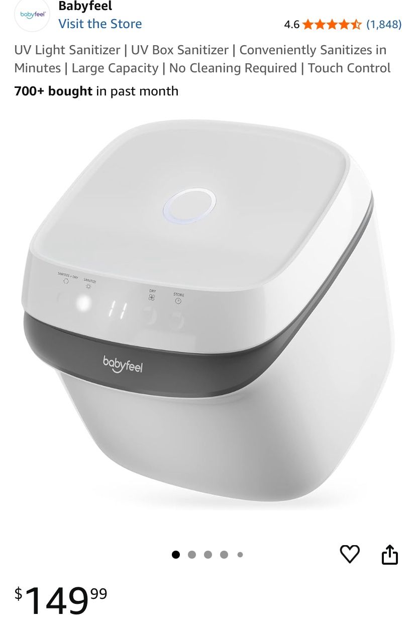 BabyFeel Baby Bottle Sanitizer + Dryer