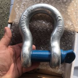 4x 9-1/2 Ton Screw Shackles