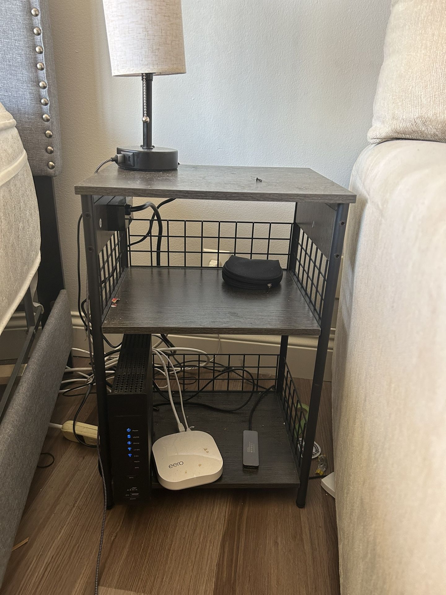 Charging Station Side Table $15