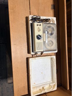 Extremely old holiday reel to reel recorder