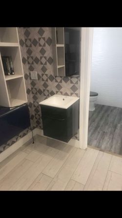 16” floating vanity from Spain