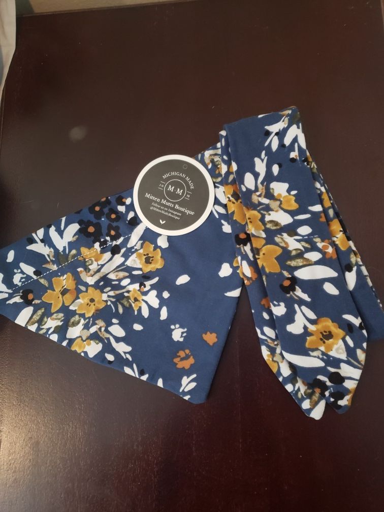Headband and dog bandana set