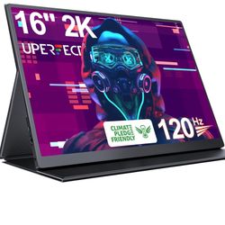 📦 NEW! 16” 2K Arzopa Portable Monitor | USB-C & HDMI | Gaming, Laptop, PS5 Ready🔥