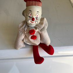 Clown Vintage Worn Music I Only Heard Music One Time